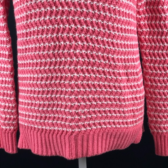 Gap Pink Striped Chunky Sweater - Picture 3 of 8